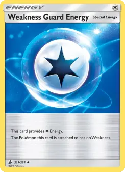 Pokémon-Karte Weakness Guard Energy 213/236