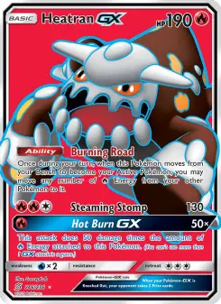 Pokémon-Karte Heatran GX 216/236