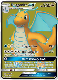 Pokémon-Karte Dragonite GX 229/236