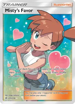 Pokémon-Karte Misty’s Favor 235/236