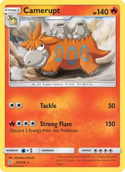 Pokémon-Karte Camerupt 024/236