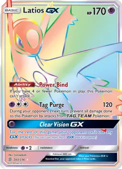 Pokémon-Karte Latios GX 243/236