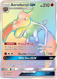 Pokémon-Karte Aerodactyl GX 244/236