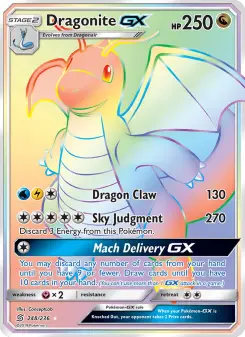 Pokémon-Karte Dragonite GX 248/236