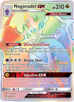 Pokémon-Karte Naganadel GX 249/236