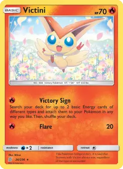 Pokémon-Karte Victini 026/236