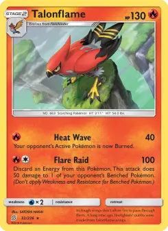 Pokémon-Karte Talonflame 032/236