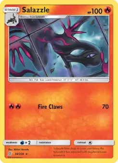 Pokémon-Karte Salazzle 034/236