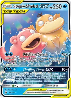 Pokémon-Karte Slowpoke & Psyduck GX 035/236