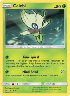 Pokémon-Karte Celebi 004/236