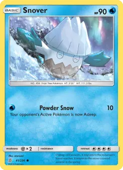 Pokémon-Karte Snover 041/236