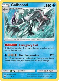 Pokémon-Karte Golisopod 051/236