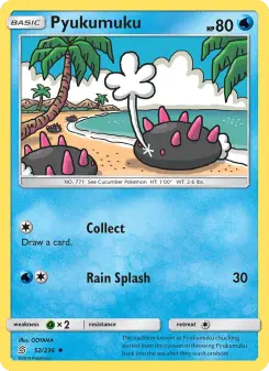 Pokémon-Karte Pyukumuku 052/236