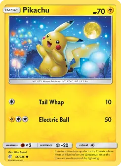 Pokémon-Karte Pikachu 056/236