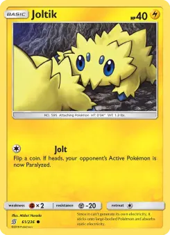 Pokémon-Karte Joltik 061/236