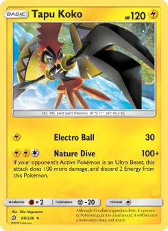 Pokémon-Karte Tapu Koko 069/236