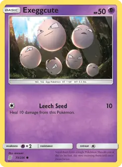 Pokémon-Karte Exeggcute 073/236
