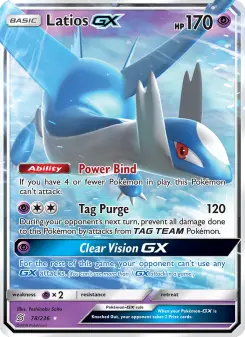 Pokémon-Karte Latios GX 078/236