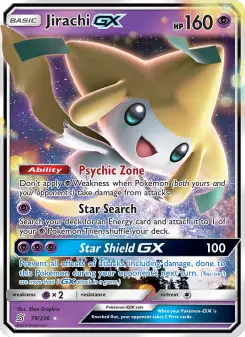 Pokémon-Karte Jirachi GX 079/236