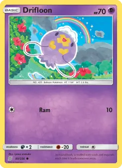 Pokémon-Karte Drifloon 080/236