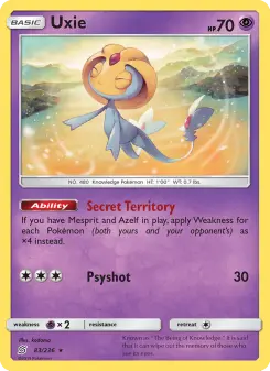 Pokémon-Karte Uxie 083/236