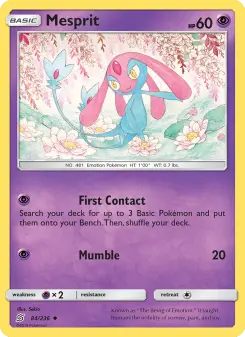 Pokémon-Karte Mesprit 084/236