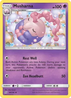 Pokémon-Karte Musharna 089/236
