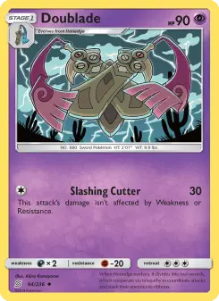 Pokémon-Karte Doublade 094/236