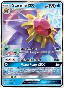 Pokémon-Karte Starmie GX 014/068
