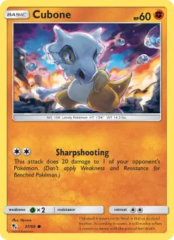 Pokémon-Karte Tragosso 037/068