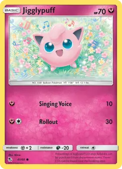 Pokémon-Karte Pummeluff 041/068