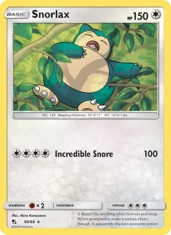 Pokémon-Karte Relaxo 050/068