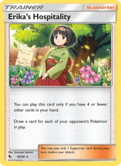 Pokémon-Karte Erikas Gastfreundschaft 056/068