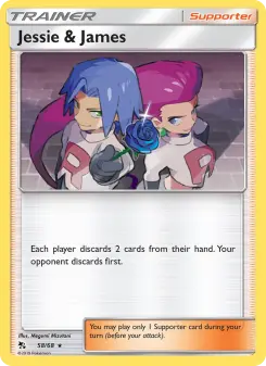 Pokémon-Karte Jessie & James 058/068