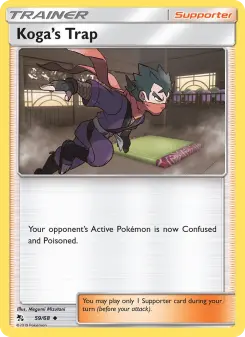 Pokémon-Karte Kogas Falle 059/068
