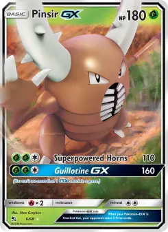 Pokémon-Karte Pinsir GX 006/068