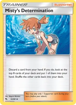 Pokémon-Karte Misty’s Determination 062/068