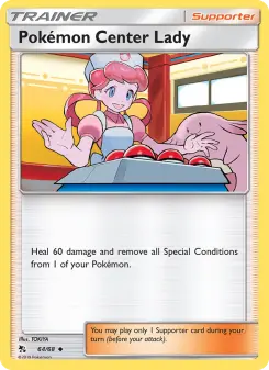 Pokémon-Karte Pokémon-Center-Dame 064/068