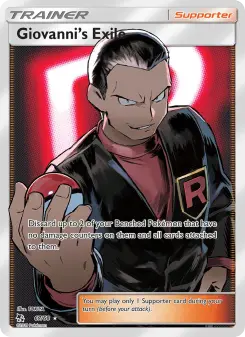 Pokémon-Karte Giovannis Exil 067/068