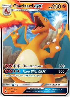 Pokémon-Karte Glurak GX 009/068