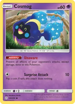 Pokémon-Karte Cosmog 100/236