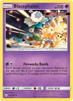 Pokémon-Karte Blacephalon 104/236