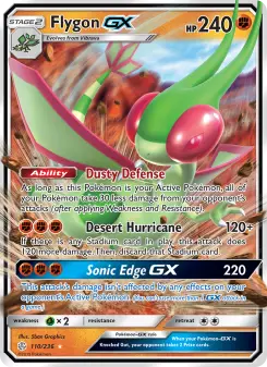 Pokémon-Karte Flygon GX 110/236