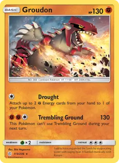 Pokémon-Karte Groudon 113/236