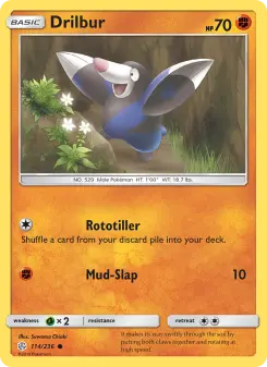 Pokémon-Karte Drilbur 114/236