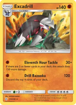 Pokémon-Karte Excadrill 115/236