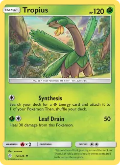 Pokémon-Karte Tropius 012/236