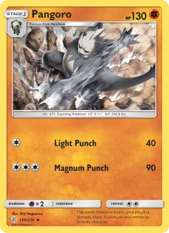 Pokémon-Karte Pangoro 120/236