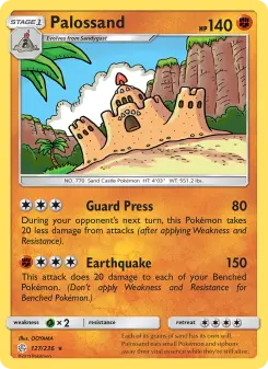 Pokémon-Karte Palossand 127/236