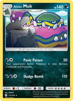 Pokémon-Karte Alolan Muk 131/236